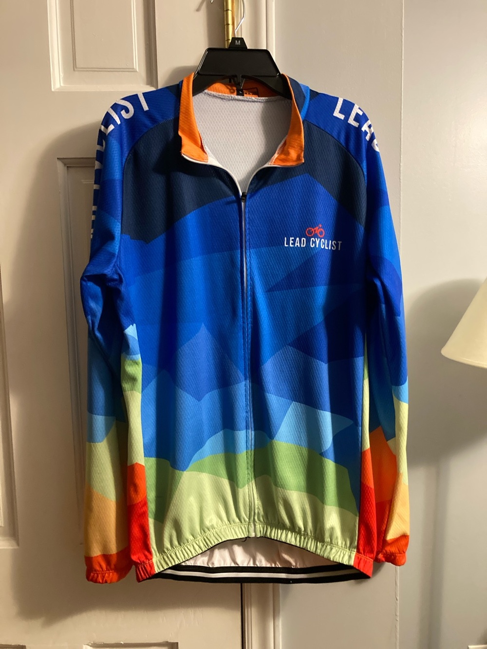 Men’s Blue Gradient Lightweight Cycling Jacket
